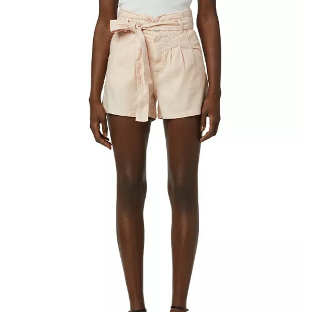 -NWT- Hudson Jeans Linen Blend Paperbag Shorts 30